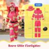 image:imageMeland Girls Career Dress Up Costume Set  Doctor Scientist Coat Police Outfit Skirt Set amp Firefighter Costume Role Play with Accessories Halloween Birthday Gift for Girls Ages 38