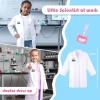 image:imageMeland Girls Career Dress Up Costume Set  Doctor Scientist Coat Police Outfit Skirt Set amp Firefighter Costume Role Play with Accessories Halloween Birthday Gift for Girls Ages 38