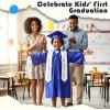 image:imageMeland Kindergarten Graduation Cap and Gown Preschool Graduation Outfit with 2026 amp 2027 Tassels SashBadge for Kid ToddlerBlue