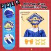 image:imageMeland Kindergarten Graduation Cap and Gown Preschool Graduation Outfit with 2026 amp 2027 Tassels SashBadge for Kid ToddlerBlue