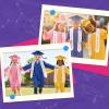 image:imageMeland Kindergarten Graduation Cap and Gown Preschool Graduation Outfit with 2026 amp 2027 Tassels SashBadge for Kid ToddlerPink