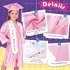 image:imageMeland Kindergarten Graduation Cap and Gown Preschool Graduation Outfit with 2026 amp 2027 Tassels SashBadge for Kid ToddlerPink