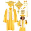 image:imageMeland Kindergarten Graduation Cap and Gown Preschool Graduation Outfit with 2026 amp 2027 Tassels SashBadge for Kid ToddlerGold
