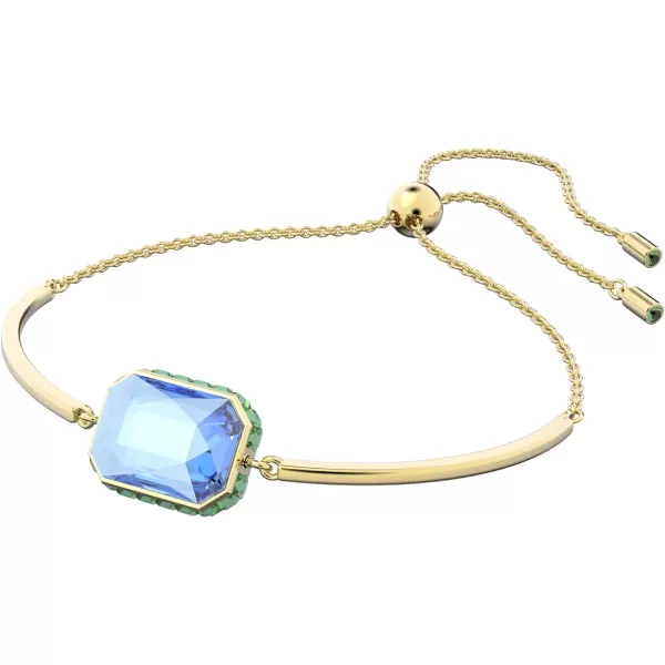 Swarovski Orbita bracelet Octagon cut crystalBlue Yellow and Green