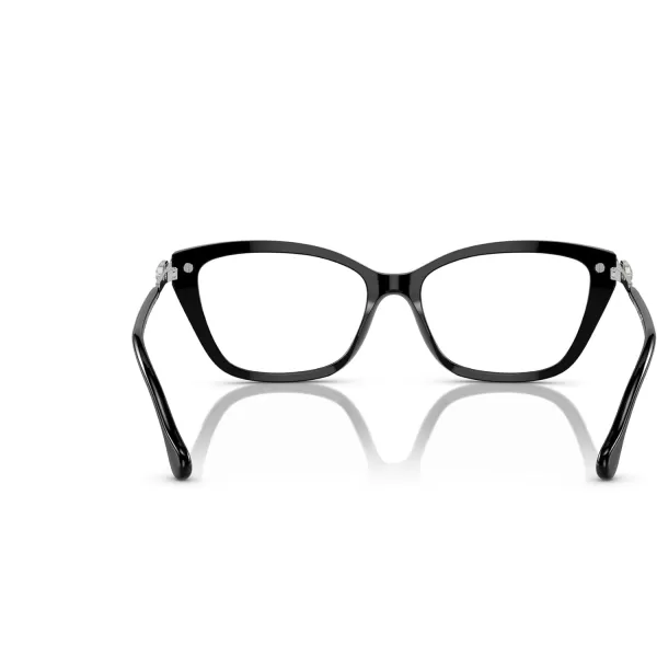 Swarovski Womens Sk2011 Cat Eye Prescription Eyewear FramesBlackDemo Lens