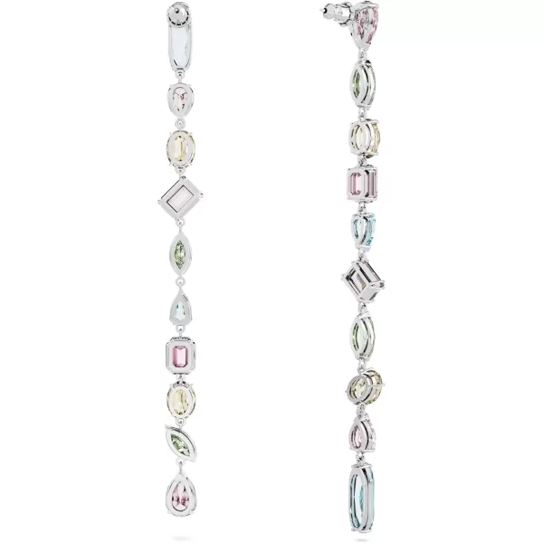 SWAROVSKI Gema drop Brass earringsMulticolored