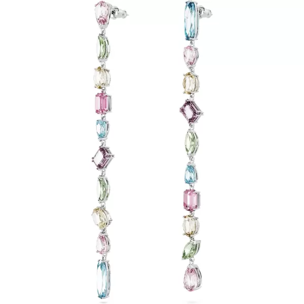 SWAROVSKI Gema drop Brass earringsMulticolored