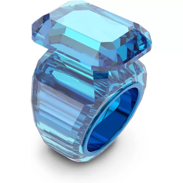 SWAROVSKI Lucent Cocktail Ring Jewelry Collection Blue Crystal Pink CrystalBlue Crystal US 7EU 55