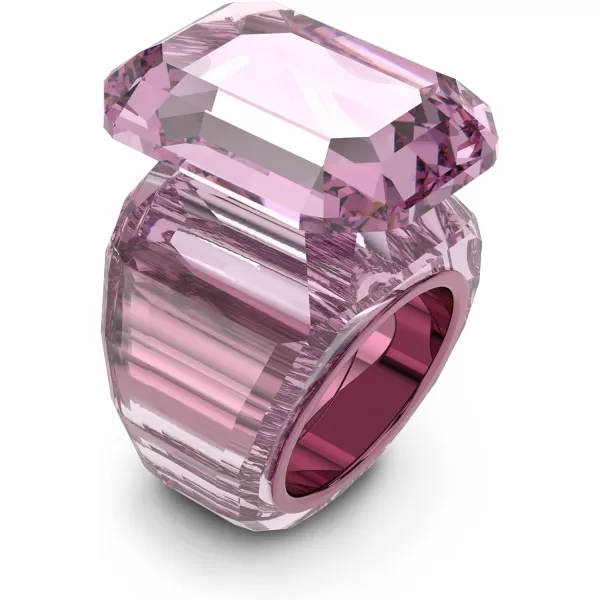 SWAROVSKI Lucent Cocktail Ring Jewelry Collection Blue Crystal Pink CrystalPink Crystal US 6EU 52