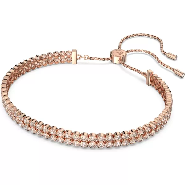 SWAROVSKI Subtle Bracelet Jewelry Collection Clear CrystalsRose Gold Tone Clear Crystals