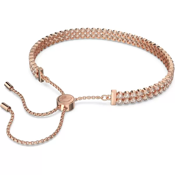 SWAROVSKI Subtle Bracelet Jewelry Collection Clear CrystalsRose Gold Tone Clear Crystals