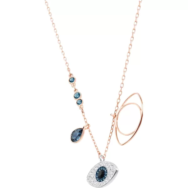 SWAROVSKI Symbolic Evil Eye Crystal Jewelry Collection Featuring Necklaces Earrings and BraceletsPendant Necklace