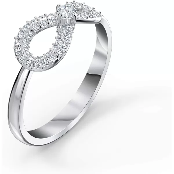 SWAROVSKI Womens Infinity Ring Collection Rhodium Finish Clear CrystalsSWAROVSKI Womens Infinity Ring Collection Rhodium Finish Clear Crystals