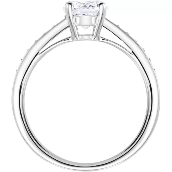 Swarovski Attract Round Ring Jewelry Collection Rhodium Finish Clear CrystalsUS 6EU 52