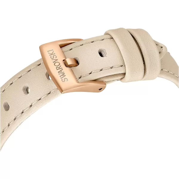 Swarovski Certa Watch Swiss Made Leather Strap Pink Rose GoldTone FinishSwarovski Certa Watch Swiss Made Leather Strap Pink Rose GoldTone Finish