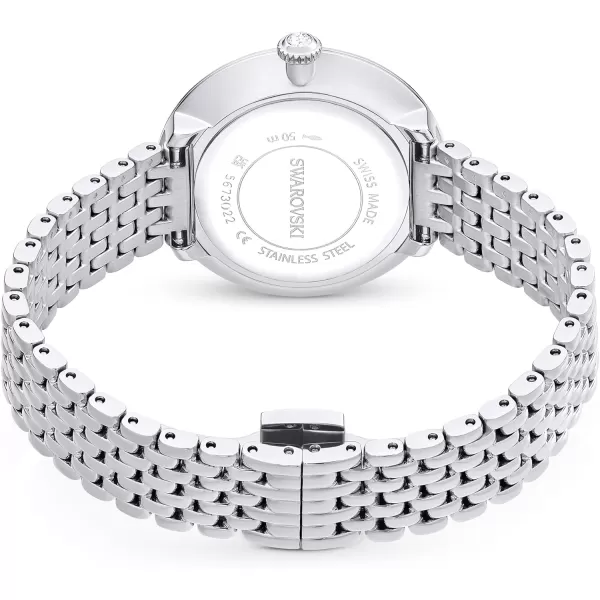 Swarovski Certa Watch Swiss Made Metal Bracelet Silver Tone Stainless SteelSwarovski Certa Watch Swiss Made Metal Bracelet Silver Tone Stainless Steel