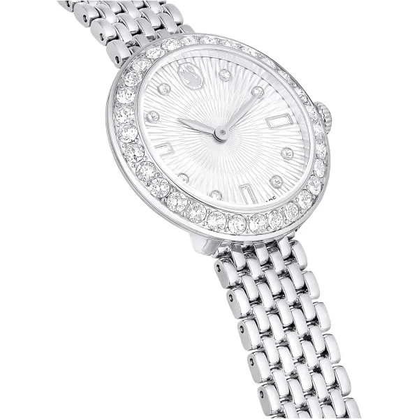 Swarovski Certa Watch Swiss Made Metal Bracelet Silver Tone Stainless SteelSwarovski Certa Watch Swiss Made Metal Bracelet Silver Tone Stainless Steel