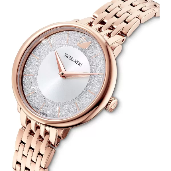 Swarovski Crystalline Crystal Watch CollectionCrystalline Chic  Rose Gold Tone