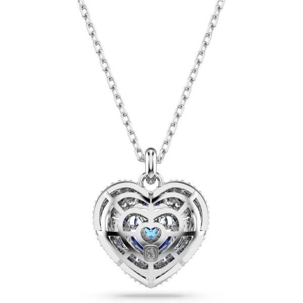 Swarovski Hyperbola pendant Heart Blue Rhodium FinishedSwarovski Hyperbola pendant Heart Blue Rhodium Finished