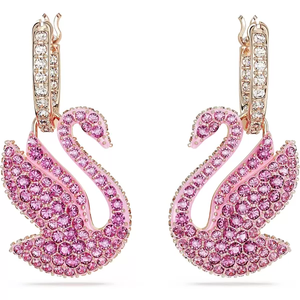 Swarovski Iconic Swan Crystal Necklace and Earrings Jewelry CollectionEarrings