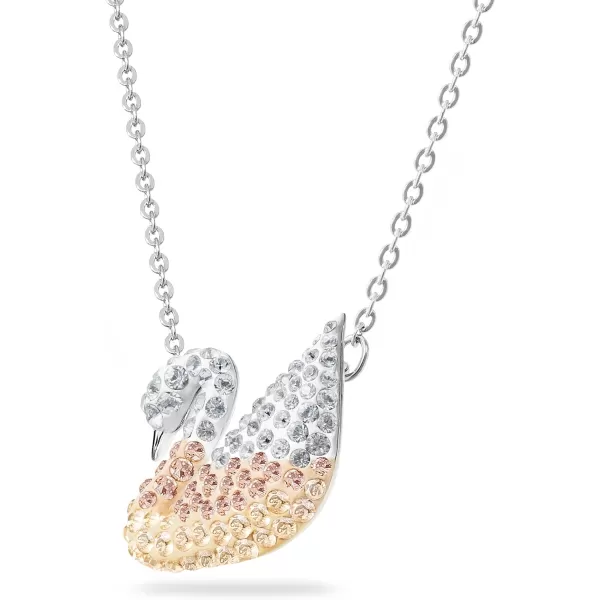 Swarovski Iconic Swan Crystal Necklace and Earrings Jewelry CollectionOmbre Crystal Necklace