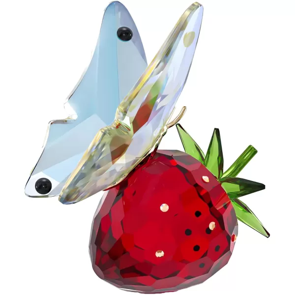 Swarovski Idyllia Butterfly and Strawberry FigurineSwarovski Idyllia Butterfly and Strawberry Figurine