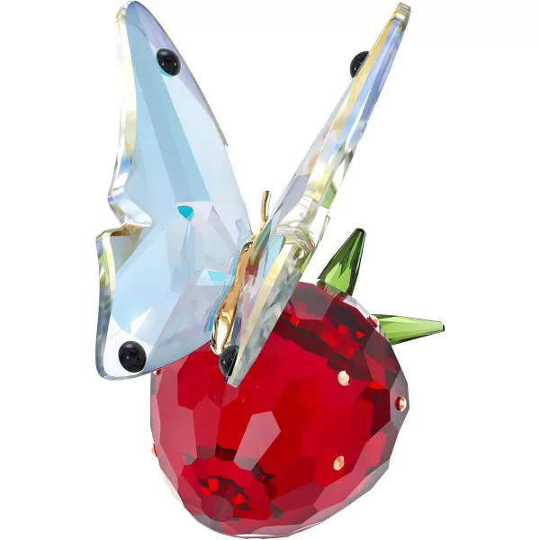 Swarovski Idyllia Butterfly and Strawberry FigurineSwarovski Idyllia Butterfly and Strawberry Figurine