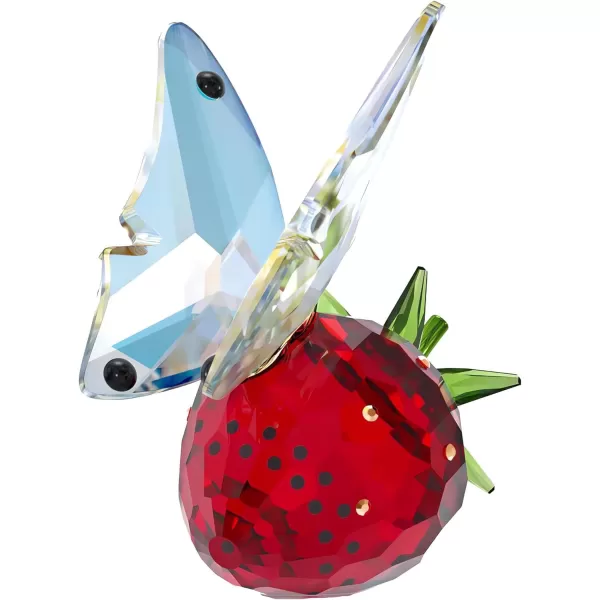 Swarovski Idyllia Butterfly and Strawberry FigurineSwarovski Idyllia Butterfly and Strawberry Figurine