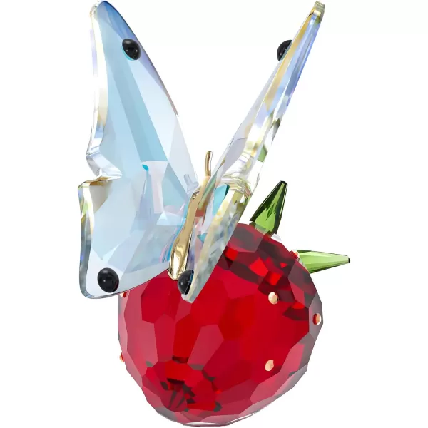 Swarovski Idyllia Butterfly and Strawberry FigurineSwarovski Idyllia Butterfly and Strawberry Figurine