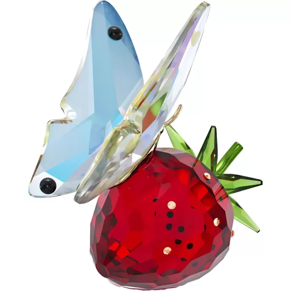 Swarovski Idyllia Butterfly and Strawberry FigurineSwarovski Idyllia Butterfly and Strawberry Figurine