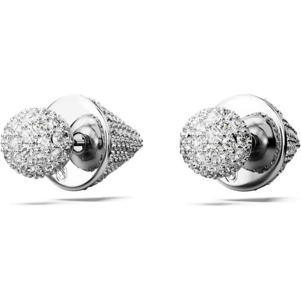 Swarovski Luna Stud Earrings Rhodium Finished Moon Motif with Clear Pav Stones Part of the Swarovski Luna CollectionSwarovski Luna Stud Earrings Rhodium Finished Moon Motif with Clear Pav Stones Part of the Swarovski Luna Collection