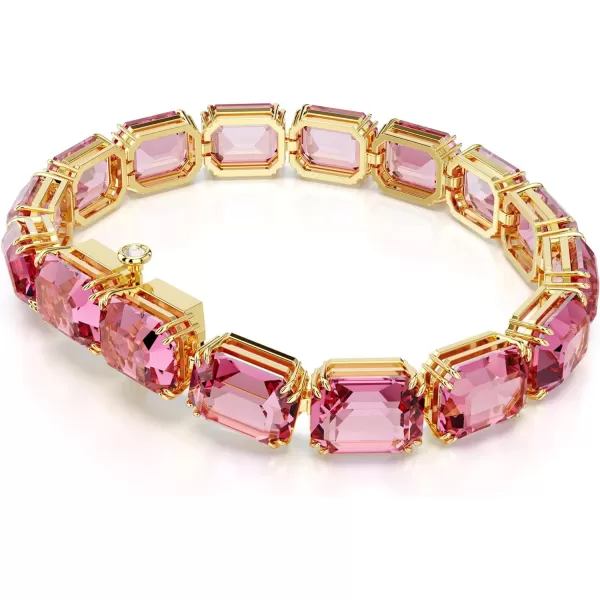 Swarovski Millenia Bracelet Octagon cut Pink Goldtone FinishedSwarovski Millenia Bracelet Octagon cut Pink Goldtone Finished