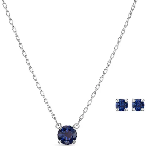 SWAROVSKI Attract Jewelry Set Collection Blue Crystals Clear CrystalsAttract Blue Crystal