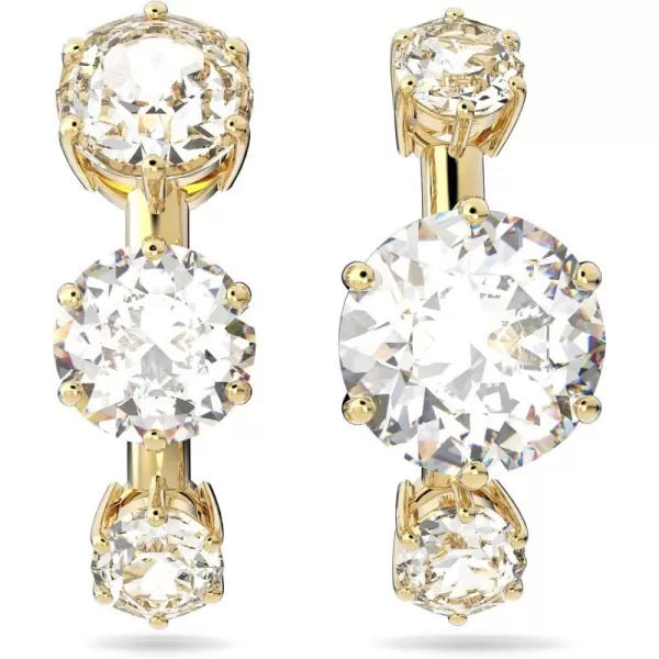 SWAROVSKI Constella Earrings Collection Rhodium Finished SettingEar Cuff Pair  Gold Tone Finish