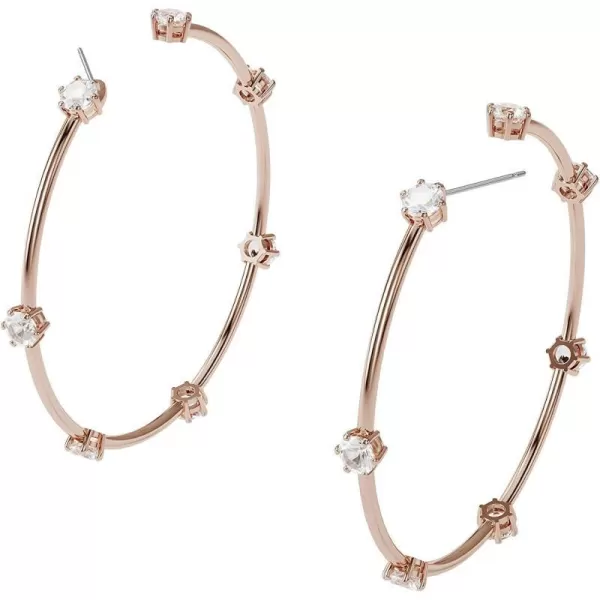 SWAROVSKI Constella Hoop Earrings CollectionRose Gold Tone