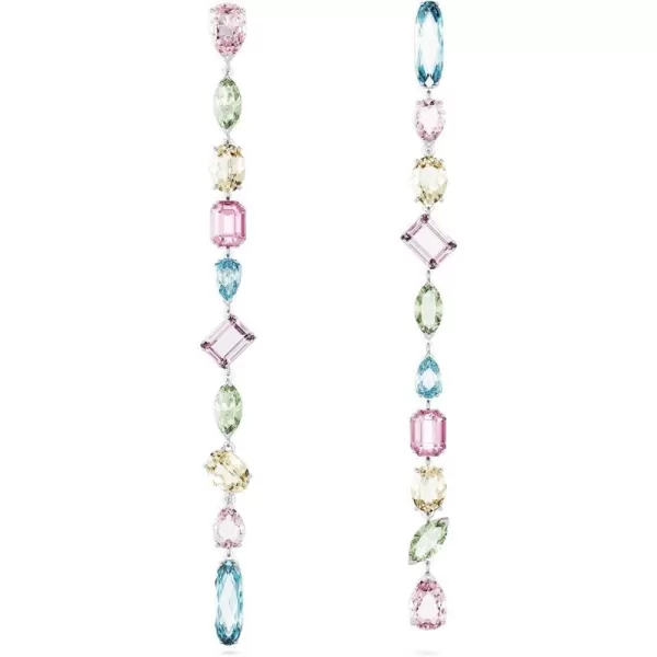 SWAROVSKI Gema drop Brass earringsMulticolored