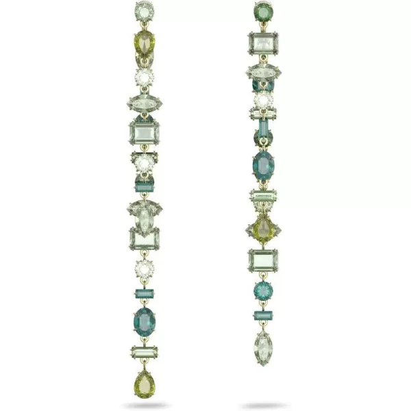 SWAROVSKI Gema drop Brass earringsMulticolored Long Drop Earrings