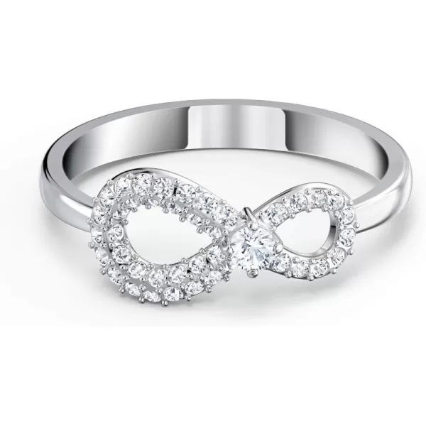 SWAROVSKI Womens Infinity Ring Collection Rhodium Finish Clear CrystalsSWAROVSKI Womens Infinity Ring Collection Rhodium Finish Clear Crystals