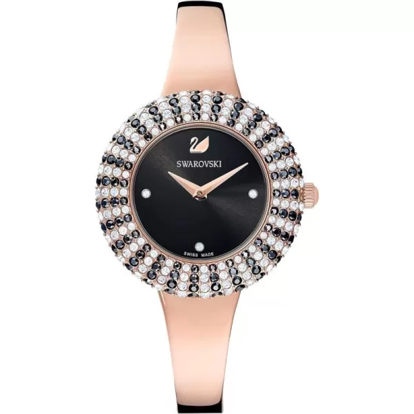 Swarovski Crystal Watch Collection Blue Crystals Black Crystals Clear CrystalsCrystal Rose