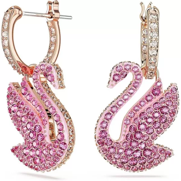 Swarovski Iconic Swan Crystal Necklace and Earrings Jewelry CollectionEarrings