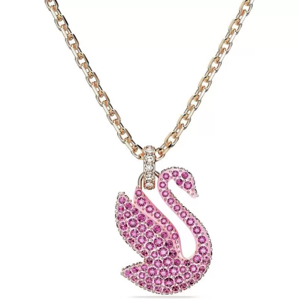 Swarovski Iconic Swan Crystal Necklace and Earrings Jewelry CollectionNecklace