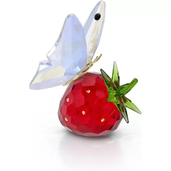 Swarovski Idyllia Butterfly and Strawberry FigurineSwarovski Idyllia Butterfly and Strawberry Figurine