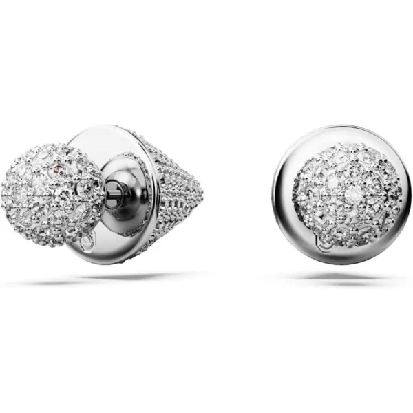 Swarovski Luna Stud Earrings Rhodium Finished Moon Motif with Clear Pav Stones Part of the Swarovski Luna CollectionSwarovski Luna Stud Earrings Rhodium Finished Moon Motif with Clear Pav Stones Part of the Swarovski Luna Collection