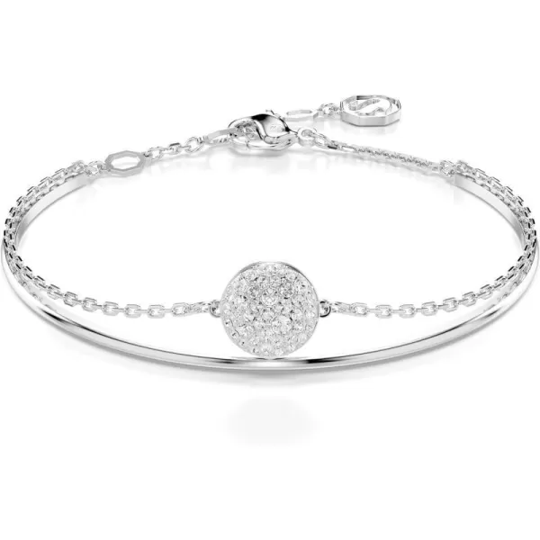 Swarovski Meteora Bangle Clear Rhodium FinishedSwarovski Meteora Bangle Clear Rhodium Finished