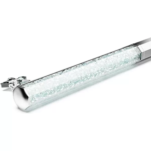 SWAROVSKI Crystalline Ballpoint Pen Chrome Finish with Light Blue Crystals and Hanging Star Charm Part of the Crystalline CollectionBlue