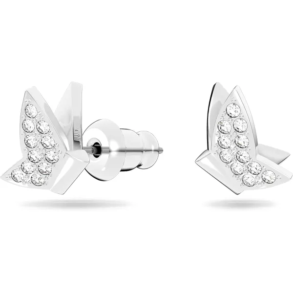 SWAROVSKI Lilia Stud Earrings Butterfly White Rhodium FinishSWAROVSKI Lilia Stud Earrings Butterfly White Rhodium Finish