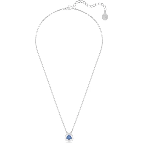 SWAROVSKI Millenia Necklace Jewelry Collection White Crystals Blue CrystalsBlue Crystals