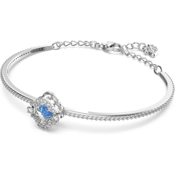 SWAROVSKI Sparkling Dance Necklace and Bracelet Jewelry Collection Blue Crystals Clear CrystalsBangle Bracelet