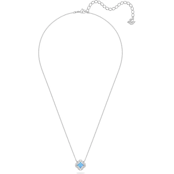 SWAROVSKI Sparkling Dance Necklace and Bracelet Jewelry Collection Blue Crystals Clear CrystalsPendant Necklace