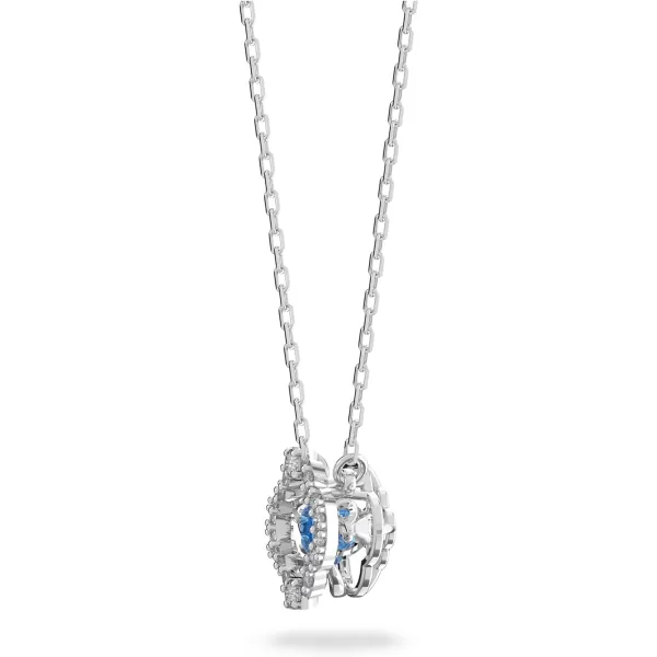 SWAROVSKI Sparkling Dance Necklace and Bracelet Jewelry Collection Blue Crystals Clear CrystalsPendant Necklace